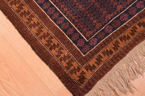Baluch Blue Hand Knotted 29 X 45  Area Rug 100-89929 Image 7