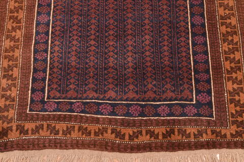 Baluch Blue Hand Knotted 29 X 45  Area Rug 100-89929 Image 9