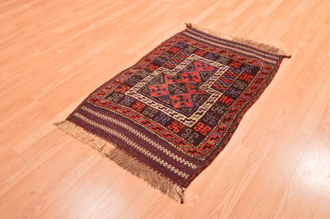Baluch Blue Hand Knotted 29 X 40  Area Rug 100-89937 Image 2
