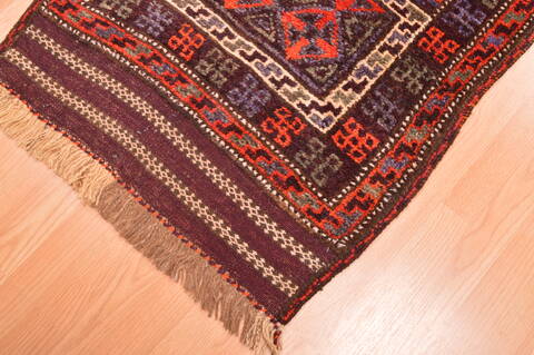 Baluch Blue Hand Knotted 29 X 40  Area Rug 100-89937 Image 7