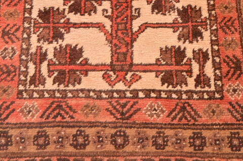 Baluch Beige Hand Knotted 211 X 47  Area Rug 100-89943 Image 10