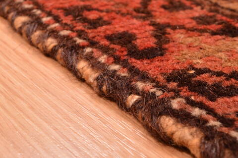 Baluch Beige Hand Knotted 211 X 47  Area Rug 100-89943 Image 11
