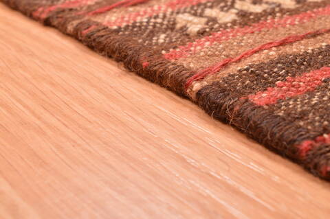 Baluch Brown Hand Knotted 27 X 45  Area Rug 100-89947 Image 10