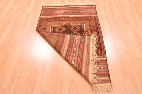 Baluch Brown Hand Knotted 27 X 45  Area Rug 100-89947 Image 11