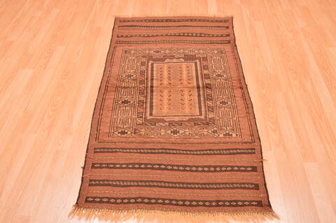 Baluch Brown Hand Knotted 29 X 411  Area Rug 100-89948 Image 4