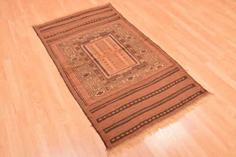 Baluch Brown Hand Knotted 29 X 411  Area Rug 100-89948 Image 5