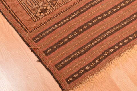 Baluch Brown Hand Knotted 29 X 411  Area Rug 100-89948 Image 6