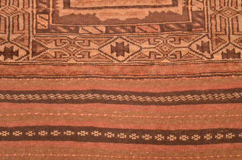 Baluch Brown Hand Knotted 29 X 411  Area Rug 100-89948 Image 7