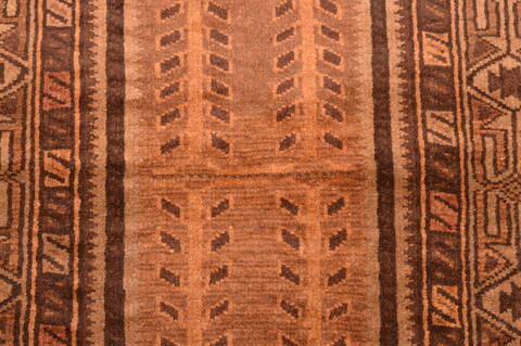 Baluch Brown Hand Knotted 29 X 411  Area Rug 100-89948 Image 8