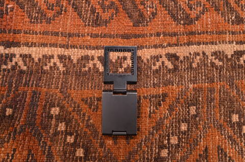 Baluch Brown Hand Knotted 210 X 49  Area Rug 100-89949 Image 14
