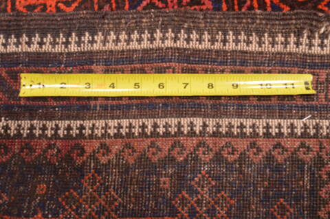 Baluch Blue Hand Knotted 210 X 44  Area Rug 100-89950 Image 12